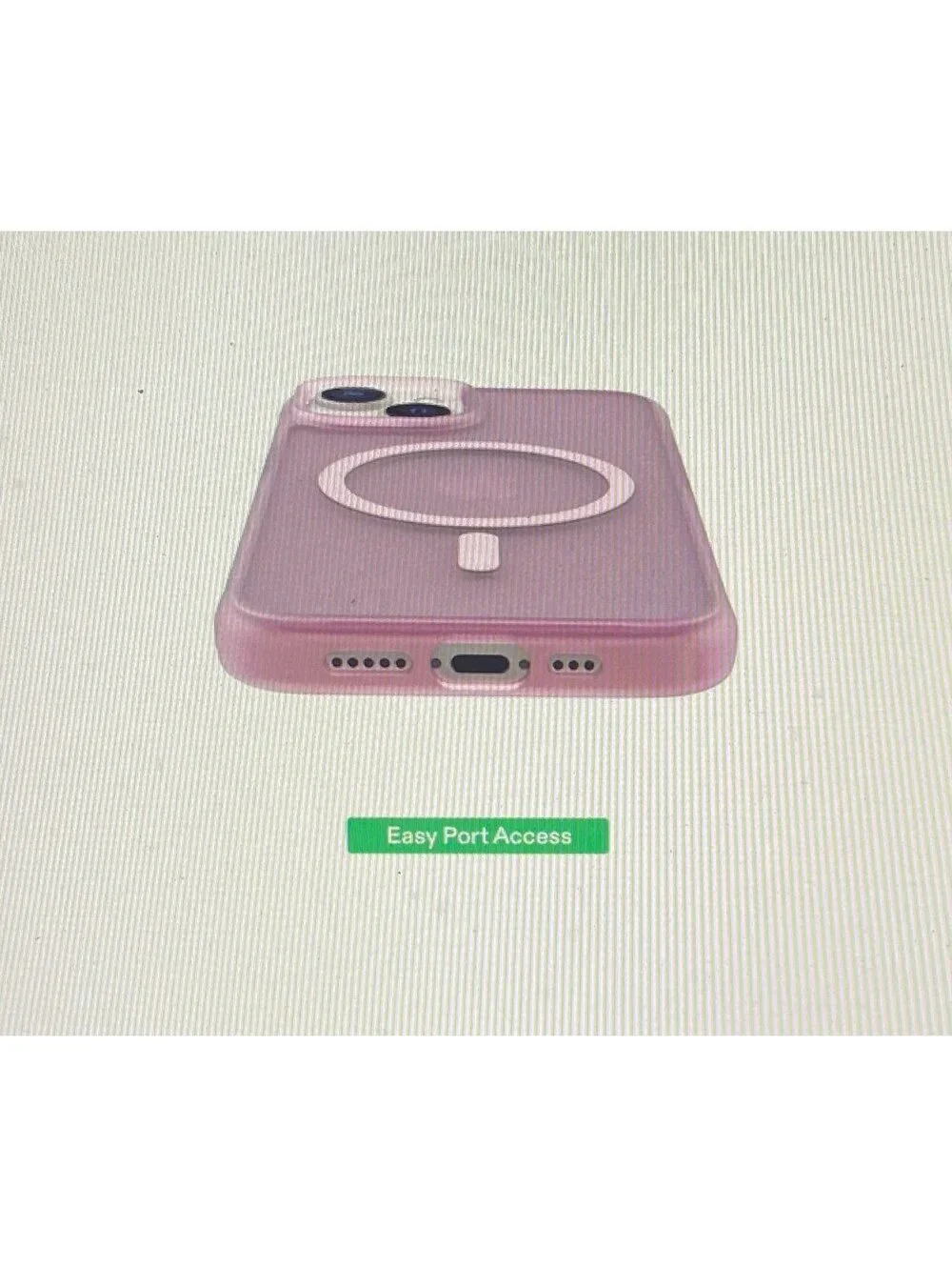 Onn Case for iPhone 16e/15/14/13 Frosted Pink